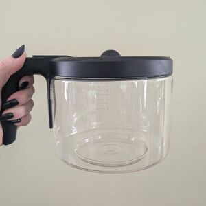 Glass Coffee Carafe with Black Handle Keurig